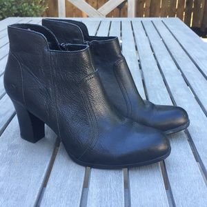 Born leather booties
